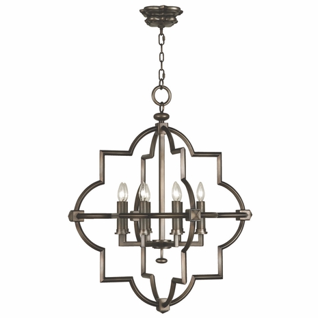 860040ST Fine Art Lamps Liaison 37 inch 8 Light Pendant