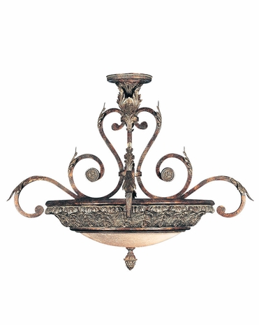 862545ST Fine Art Lamps Stile Bellagio 21 inch 2 Light Semi-Flush Mount