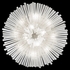 870240-1 Fine Art Lighting Diamantina 32"W Round Pendant with Silver Finish