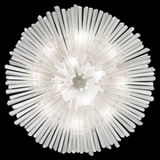 870240 Fine Art Lighting Diamantina 42"W Round Pendant with Silver Finish
