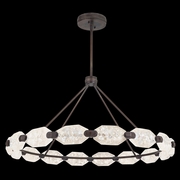 873140-3 Fine Art Lighting Allison Paladino 48.5"W Round Pendant with Bronze Finish