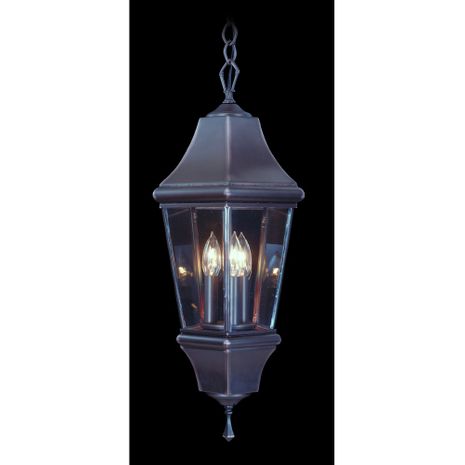 F-8738 Framburg 3-Light Brushed Nickel Normandy Exterior Ceiling Mount