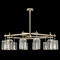 875140-2ST Fine Art Lamps Monceau 52.5"W Round Chandelier with Gold Finish
