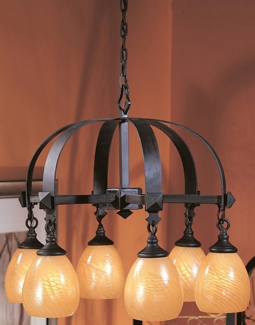 8826 Hudson Valley Lighting Elmira Six Light Chandelier