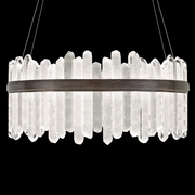 882840-3 Fine Art Lighting Lior 41"W Round Pendant with Bronze Finish