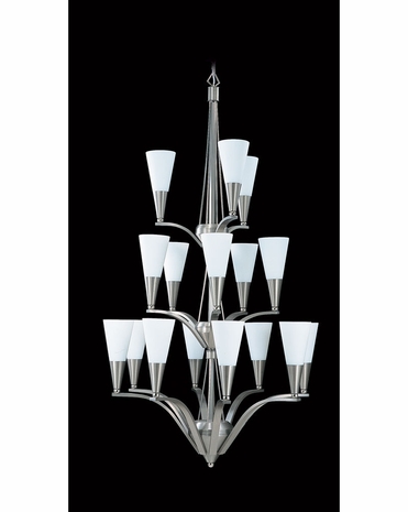 8836 Framburg Lighting Syzygy Sixteen-Light Chandelier