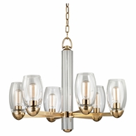 8846 Hudson Valley Pamelia 6 Light Chandelier