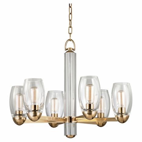 8846 Hudson Valley Pamelia 6 Light Chandelier