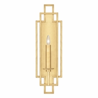 889350-30 Fine Art Lighting Cienfuegos 22"H Sconce with Gold Leaf w/No Shades Finish