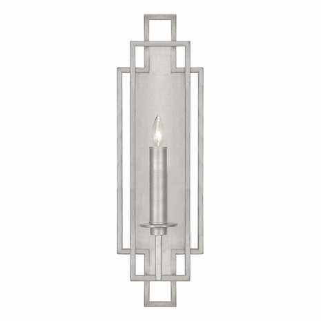 889350-4 Fine Art Lighting Cienfuegos 22"H Sconce with Silver Leaf w/No Shades Finish