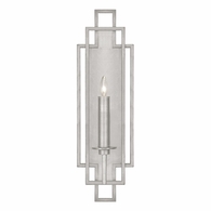 889350-4 Fine Art Lighting Cienfuegos 22"H Sconce with Silver Leaf w/No Shades Finish