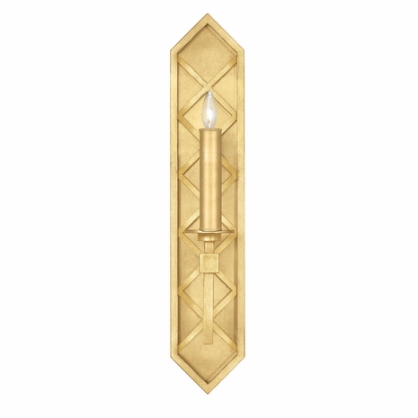 889550-30 Fine Art Lighting Cienfuegos 25"H Sconce with Gold Leaf w/No Shades Finish