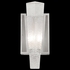 891150-12 Fine Art Lighting Crownstone 15"H Sconce with Silver w/Metal Mesh Inserts Finish