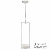 892840-11ST Fine Art Lighting Delphi 7"W Round Drop Light with Silver Finish