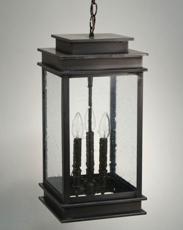 8932 Northeast Lantern Empire (3) Light Candelabra Hanging Fixture With Multiple Glass & Finish Options