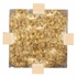 895440-32 Fine Art Lighting Terra 16.75"W Square Flush Mount with Gold/Gold Leaf Glass Finish