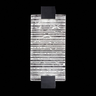 896550-15ST Fine Art Lighting Terra 11.75"H Sconce with Black/Rake Clear Finish