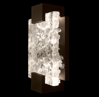 896550-41ST Fine Art Lighting Terra 11.75"H Sconce with Bronze/Clear Glass Finish