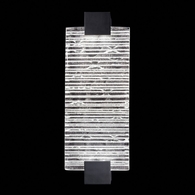 896650-15ST Fine Art Lighting Terra 15.75"H Sconce with Black/Rake Clear Finish