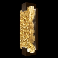896650-42ST Fine Art Lighting Terra 15.75"H Sconce with Bronze/Gold Leaf Glass Finish