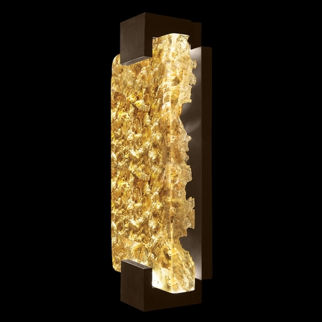 896650-42ST Fine Art Lighting Terra 15.75"H Sconce with Bronze/Gold Leaf Glass Finish