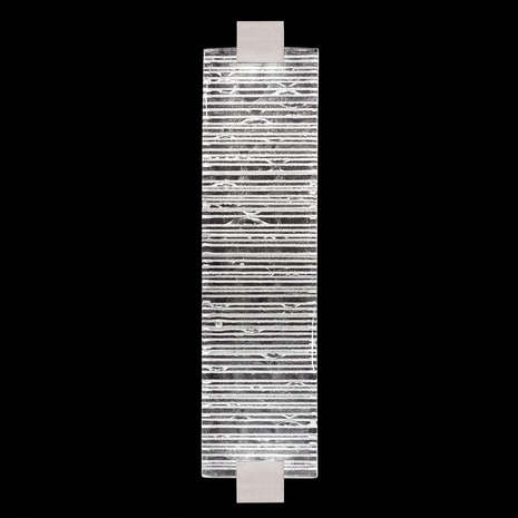 896850-25ST Fine Art Lighting Terra 27.75"H Sconce with Silver/Rake Clear Finish