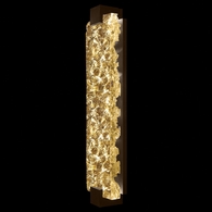 896850-42ST Fine Art Lighting Terra 27.75"H Sconce with Bronze/Gold Leaf Glass Finish