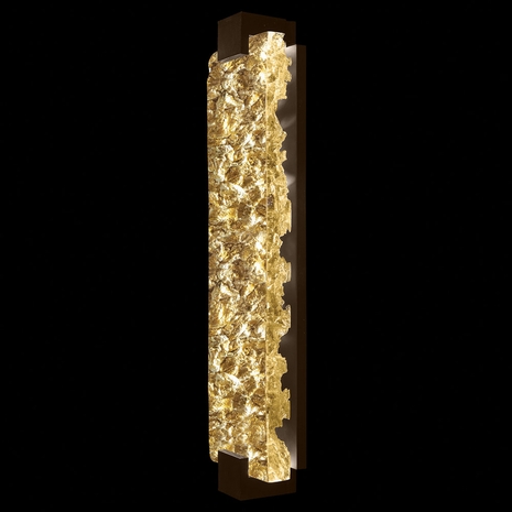 896850-42ST Fine Art Lighting Terra 27.75"H Sconce with Bronze/Gold Leaf Glass Finish