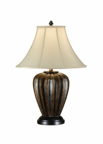 8991 Wildwood Lamps Old Brass Ribs Lamp