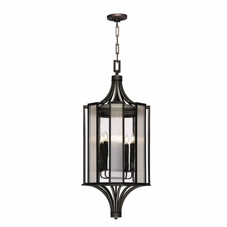 899582 Fine Art Lighting Bristol 19.25"W Lantern with Black Finish