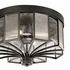 900082 Fine Art Lighting Bristol 21.5"W Outdoor Flush Mount with Black Finish