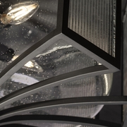 900082 Fine Art Lighting Bristol 21.5"W Outdoor Flush Mount with Black Finish