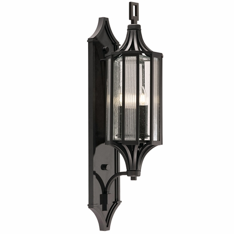900181 Fine Art Lighting Bristol 32.4"H Outdoor Wall Mount with Black Finish