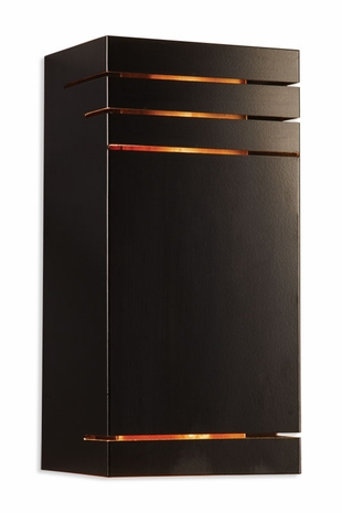 9012 Ultralights Lighting Luz Azul Box Wall Sconce