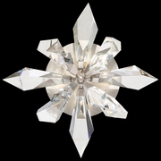 901840-1 Fine Art Lighting Foret 24.25"W Round Flush Mount with Silver Finish