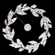 902640-1 Fine Art Lighting Foret 34"W Round Pendant with Silver Finish