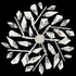 907840-1 Fine Art Lighting Foret 35.5"W Round Pendant with Silver Leaf Finish