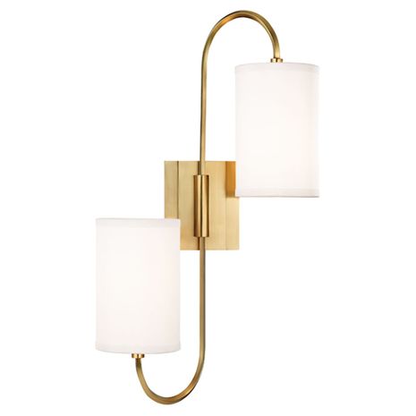 9100 Hudson Valley Junius 2 Light Wall Sconce