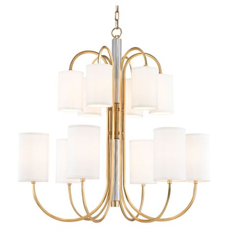 9112 Hudson Valley Junius 12 Light Chandelier