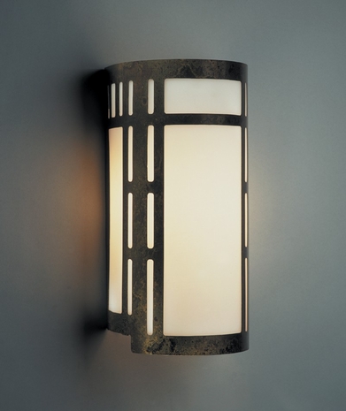 9114L12 Ultralights Lighting Luz Azul 12-Inch Cylinder Wall Sconce