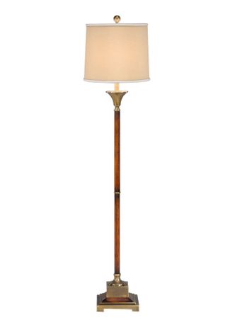 9119 Wildwood Fluted Wood Floor Lamp