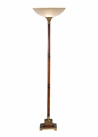 9120 Wildwood 71in. Torchiere of Wood with Antique Distressed/Antique Patina Finish