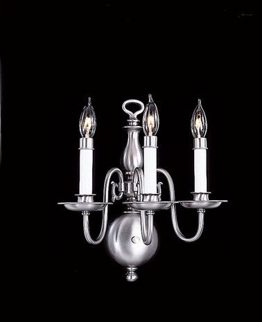 9123-PB-R Framburg Jamestown Three-Light Wall Sconce Clearance Item