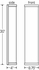 9130L30 Ultralights Lighting Classics 30-Inch Wall Sconce