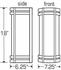 9133L18 Ultralights Lighting Classics 18-Inch Wall Sconce
