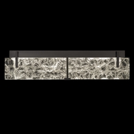 913450-11 Fine Art Lighting Terra 29"W Bath Bar with Black/Clear Glass Finish