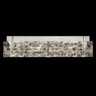 913450-21 Fine Art Lighting Terra 29"W Bath Bar with Silver/Clear Glass Finish