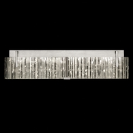 913450-25 Fine Art Lighting Terra 29"W Bath Bar with Silver/Rake Clear Finish