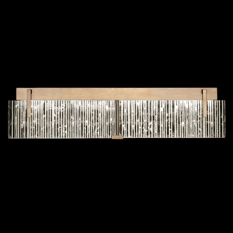 913450-35 Fine Art Lighting Terra 29"W Bath Bar with Gold/Rake Clear Finish