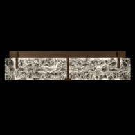 913450-41 Fine Art Lighting Terra 29"W Bath Bar with Bronze/Clear Glass Finish